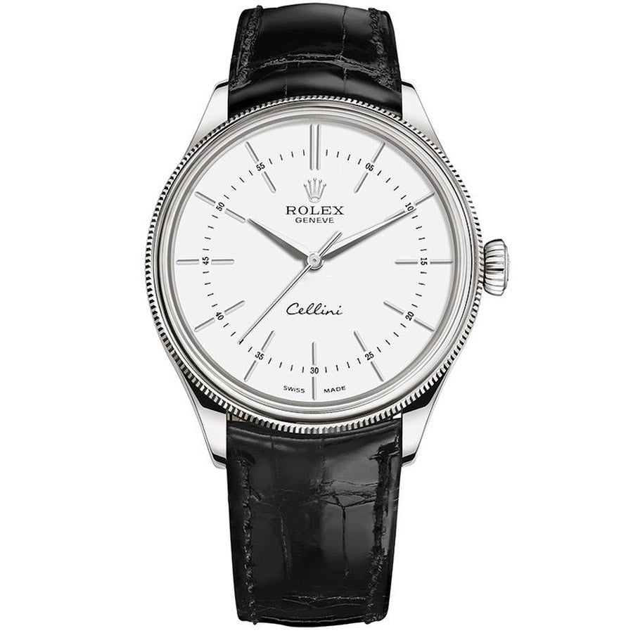 Rolex 1:1 Super Clone Cellini Time 39mm 50509 White Dial