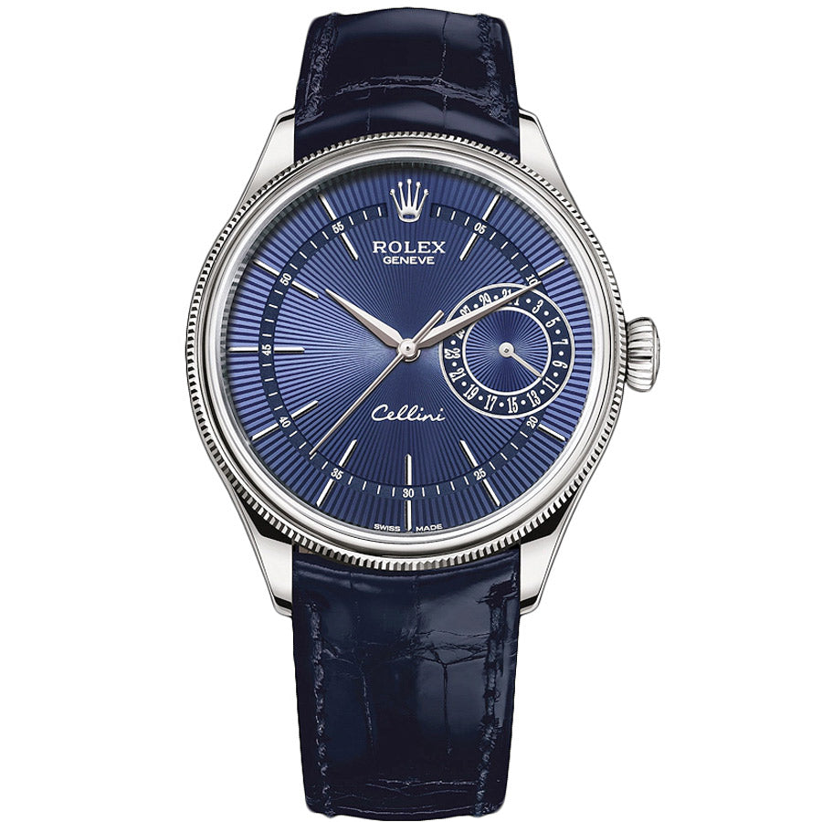 Rolex 1:1 Super Clone Cellini Date 39mm 50519 Blue Dial