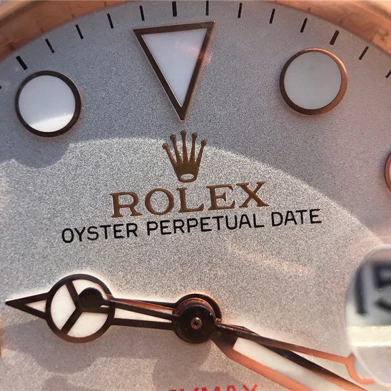 Rolex 1:1 Super Clone Yacht-Master 1 Baymax Rose Gold Mix White Rubber Strap 40mm