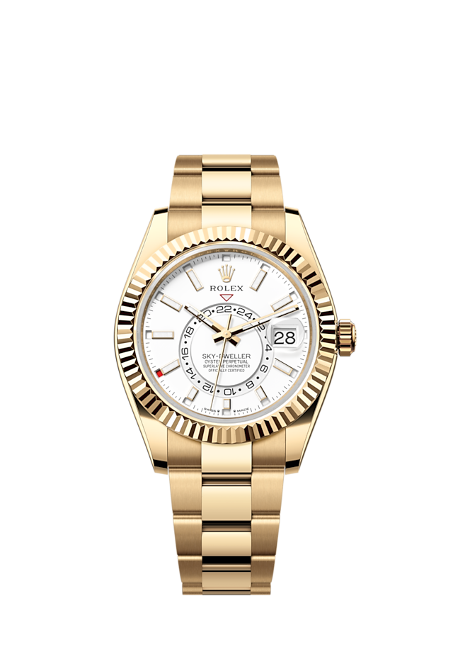 Rolex 1:1 Super Clone Sky-Dweller Oyster, 42 mm, yellow gold m336938-0003