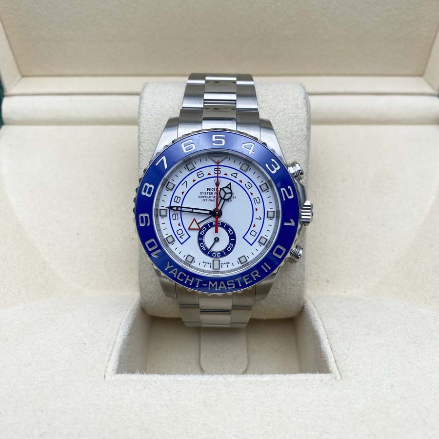 Rolex 1:1 Super Clone Yacht-Master II 44mm 116680 White Dial