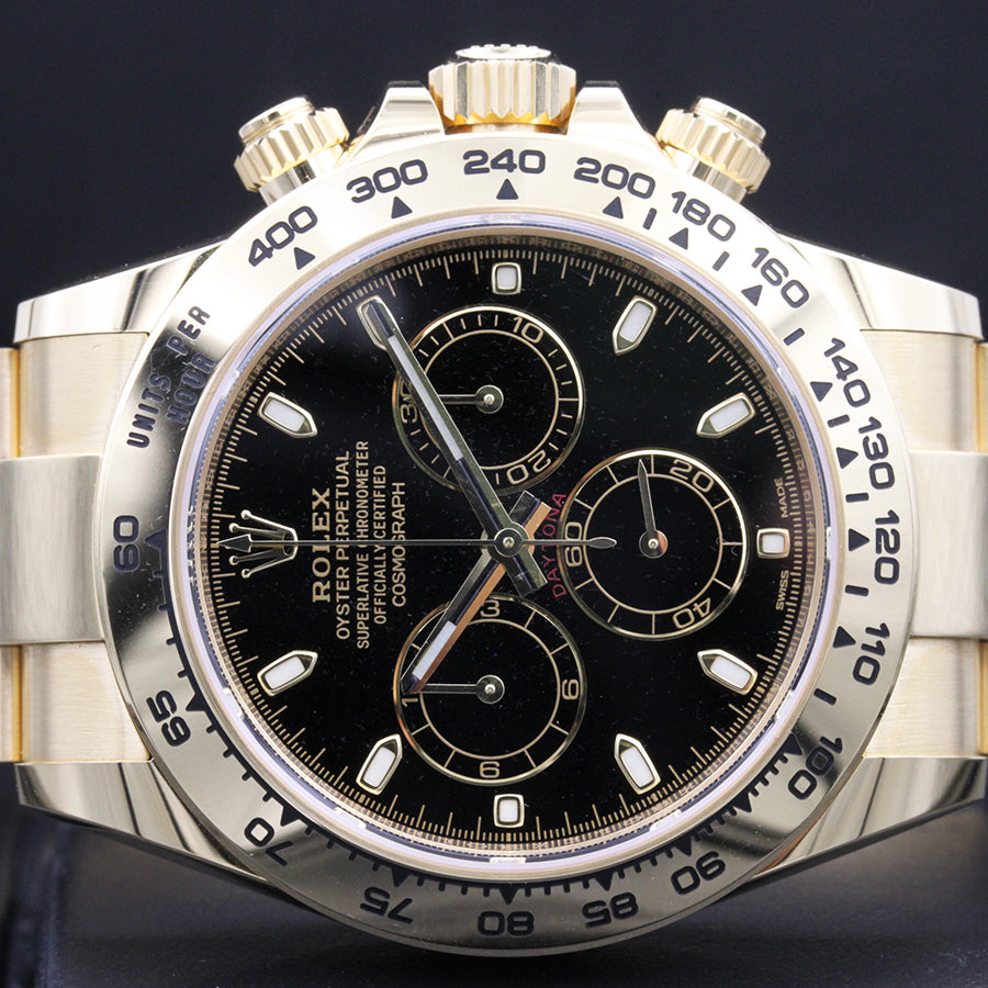 Rolex 1:1 Super Clone Daytona 40mm 116508 Black Dial