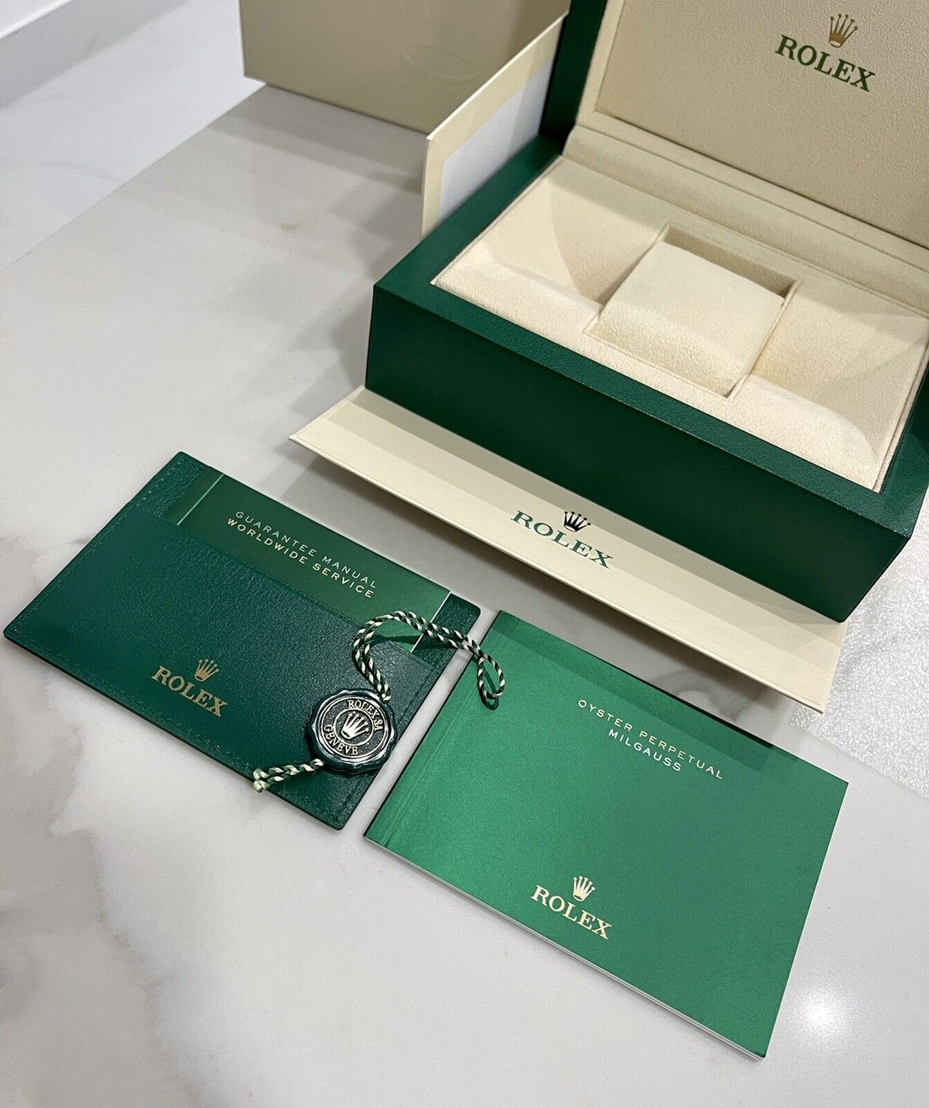 Rolex Box with Papers