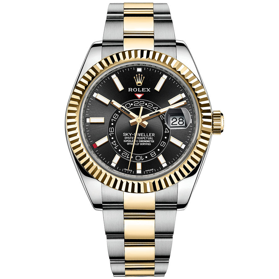 Rolex 1:1 Super Clone Sky-Dweller 42mm 326933 Black Dial