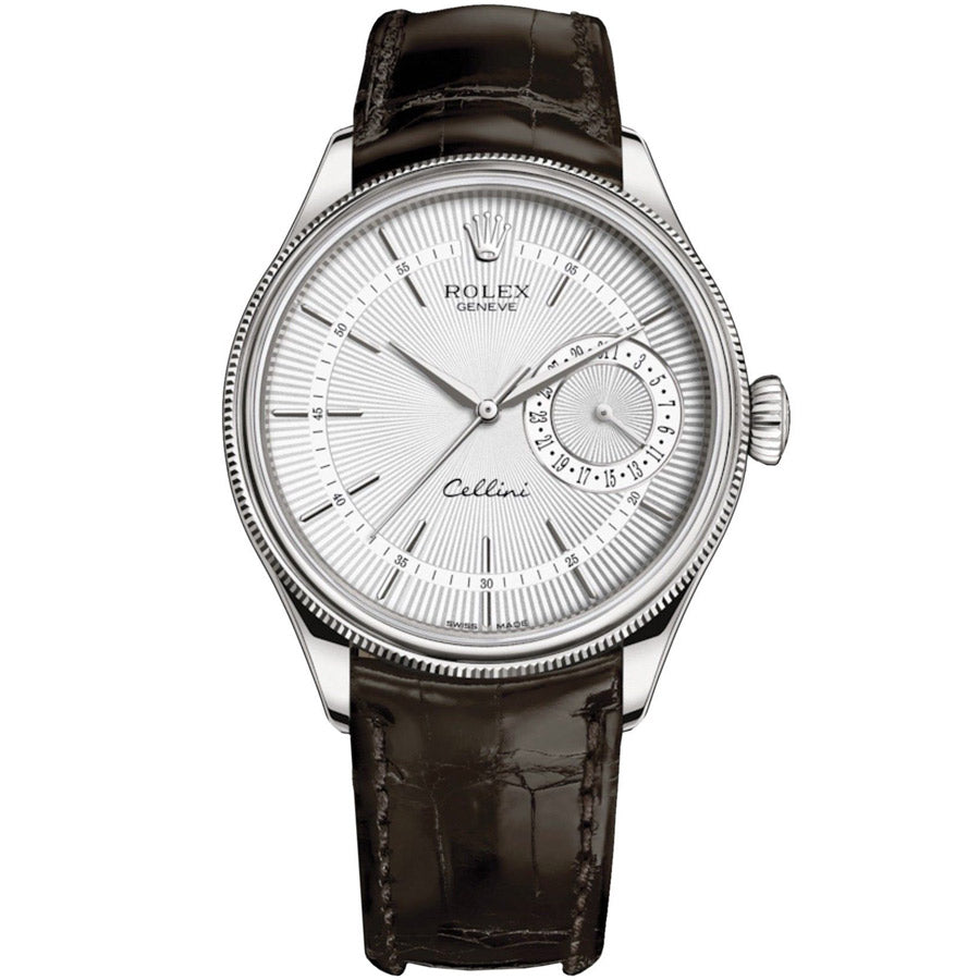 Rolex 1:1 Super Clone Cellini Date 39mm 50519 White Dial