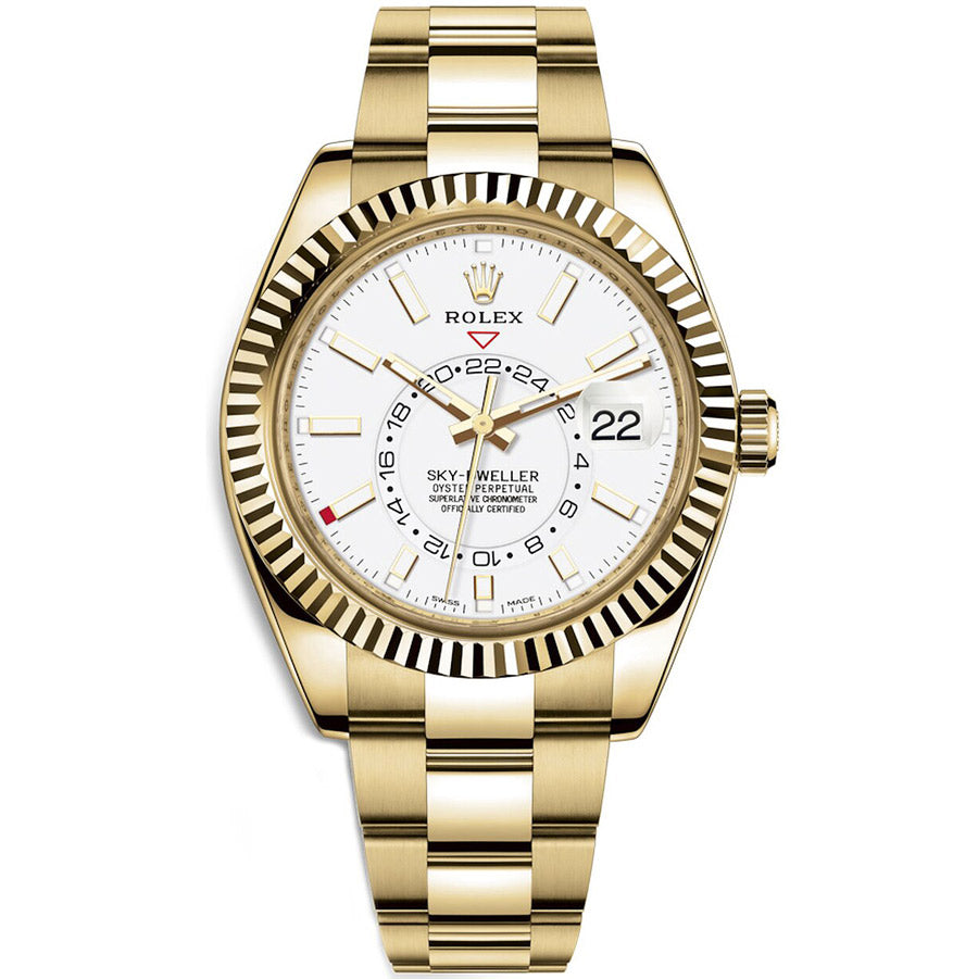 Rolex 1:1 Super Clone Sky-Dweller 42mm 326938 White Dial