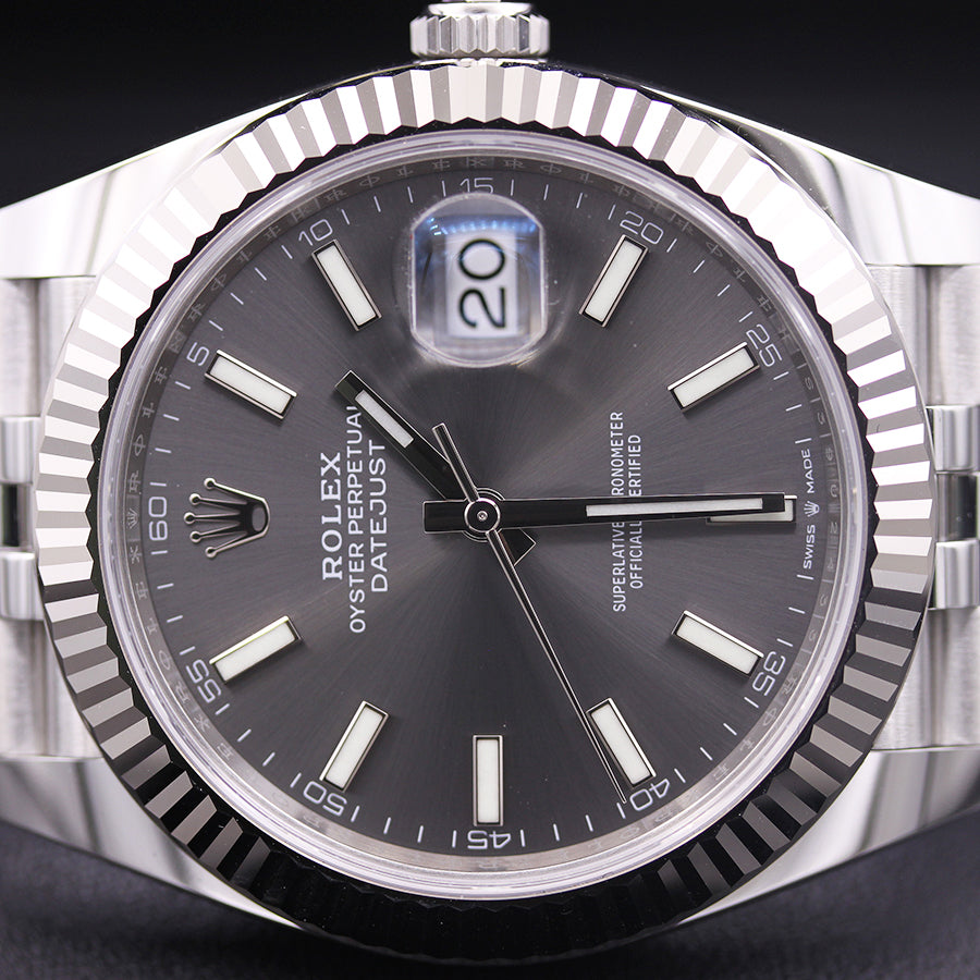 Rolex 1:1 Super Clone Datejust 41mm 126334 Grey Dial