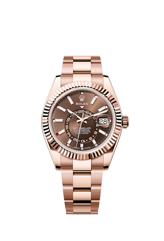 Rolex 1:1 Super Clone Sky-Dweller Oyster, 42 mm, Everose gold m336935-0002
