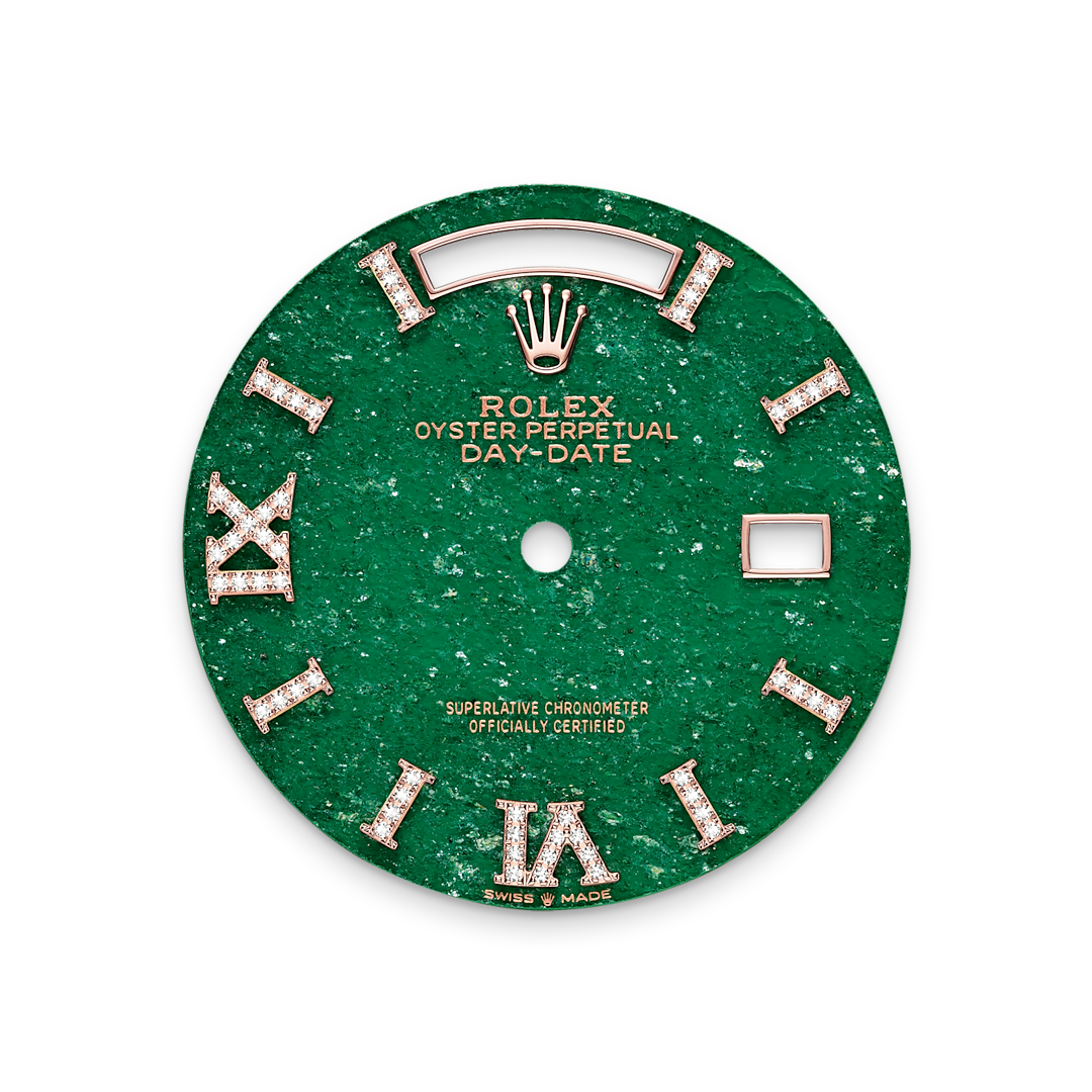 Rolex 1:1 Super Clone Day-Date Oyster, 36 mm, Everose gold and diamonds m128345rbr-0068