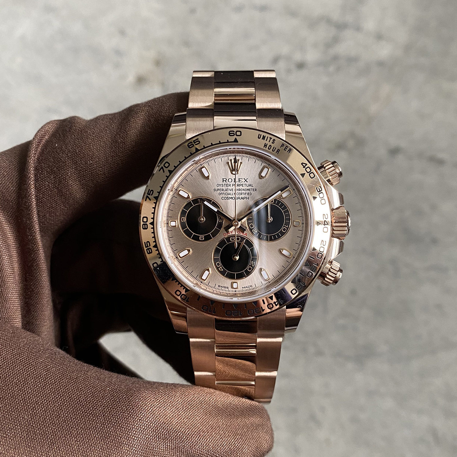 Rolex 1:1 Super Clone Cosmograph Daytona 18ct Everose Gold 40mm 116505-0016