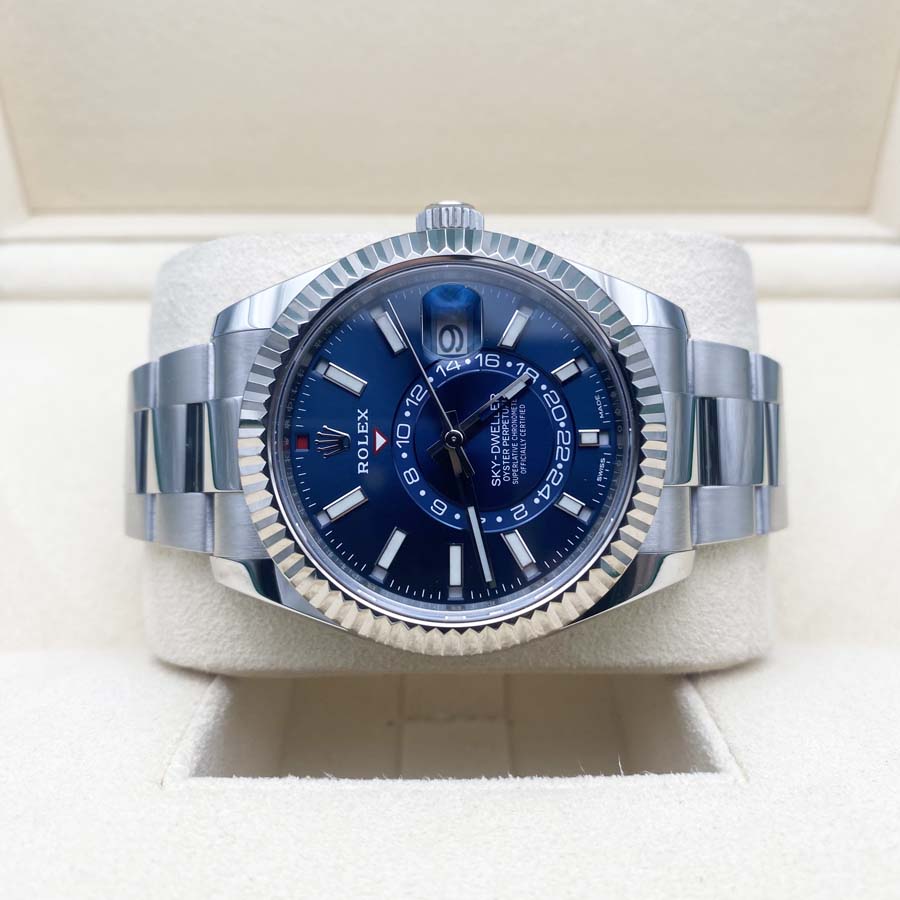 Rolex 1:1 Super Clone Sky-Dweller 42mm 326934 Blue Dial