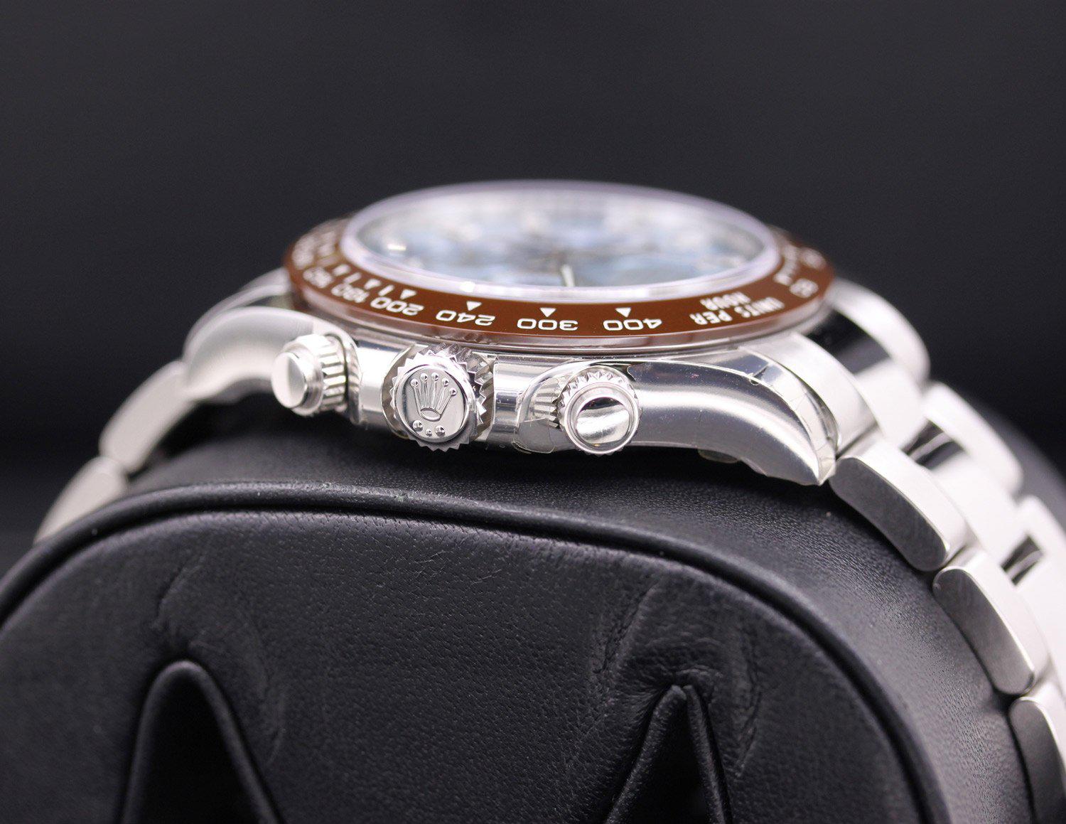 Rolex 1:1 Super Clone Daytona 50th Anniversary Edition 40mm 116506 Ice Blue Baguette Diamond Dial