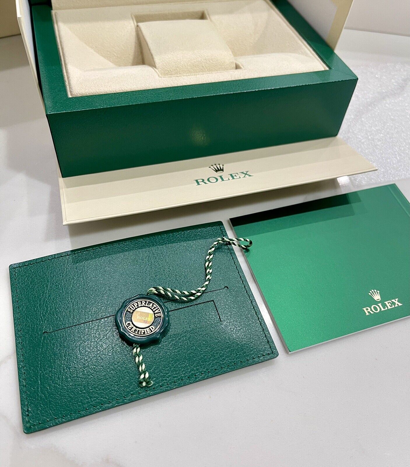 Rolex Box with Papers
