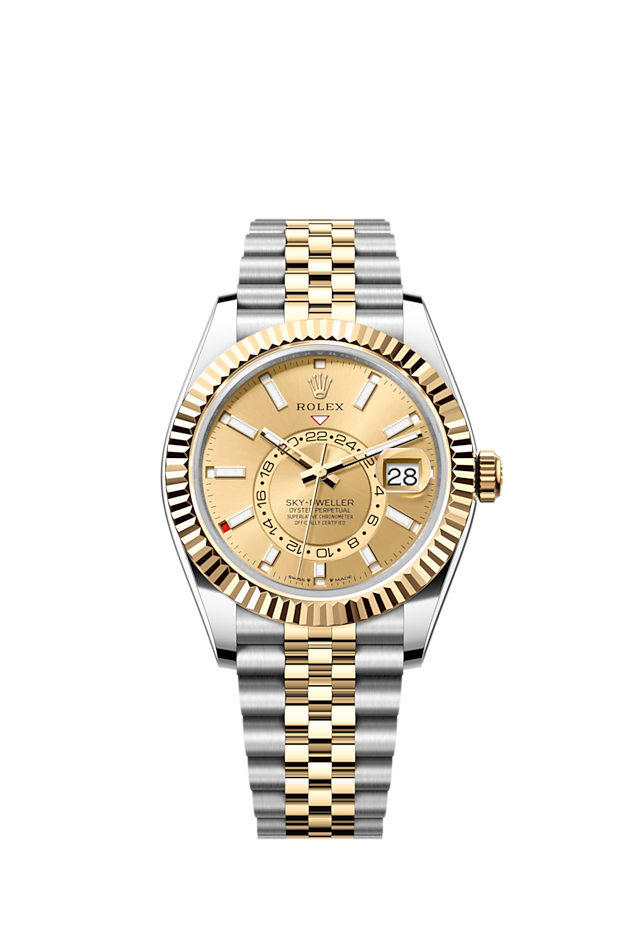 Rolex 1:1 Super Clone Sky-Dweller Oyster, 42 mm, Oystersteel and yellow gold m336933-0002