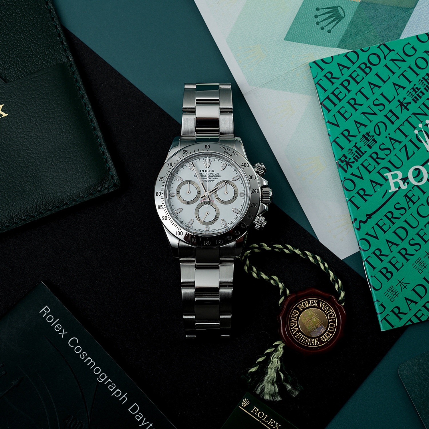 Rolex 1:1 Super Clone Daytona Stainless Steel 40mm APH Dial 116520 Brand New