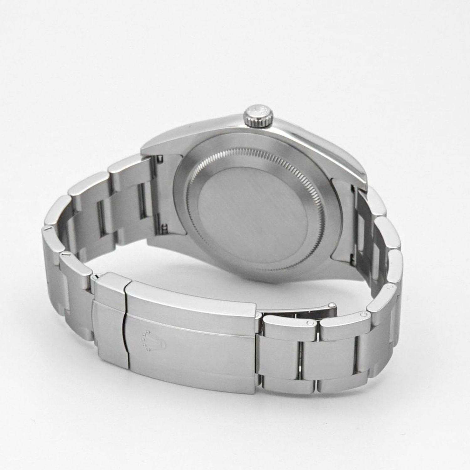 Rolex 1:1 Super Clone Oyster Perpetual 39mm Dark Rhodium Dial Watch 114300-0001
