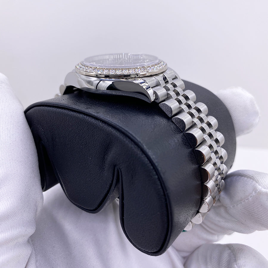 Rolex 1:1 Super Clone Datejust 31mm Grey Diamond Dial 278384RBR