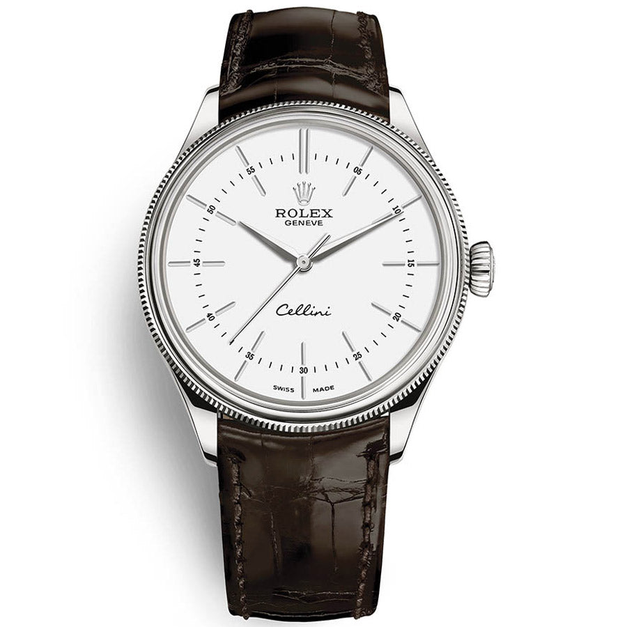 Rolex 1:1 Super Clone Cellini Time 39mm 50509 White Dial