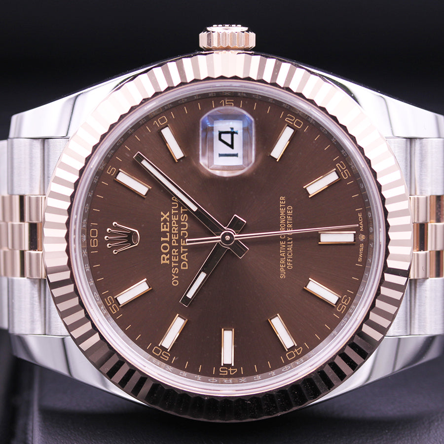 Rolex 1:1 Super Clone Datejust 41mm 126331 Chocolate Dial