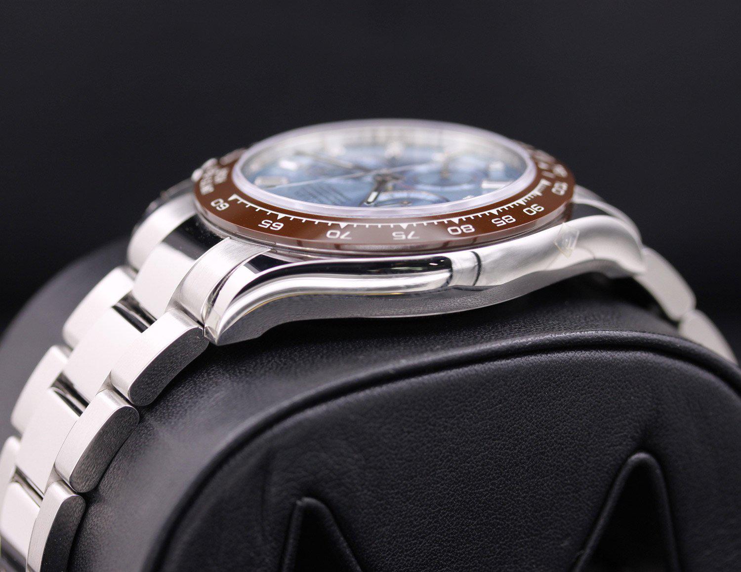 Rolex 1:1 Super Clone Daytona 50th Anniversary Edition 40mm 116506 Ice Blue Baguette Diamond Dial