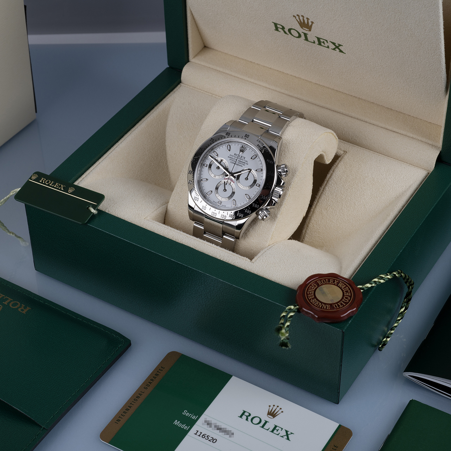 Rolex 1:1 Super Clone Daytona Stainless Steel 40mm APH Dial 116520 Brand New