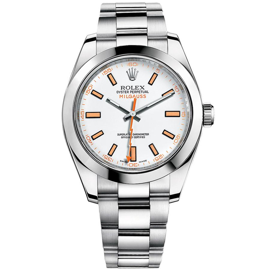 Rolex 1:1 Super Clone Milgauss 116400 40mm White Dial