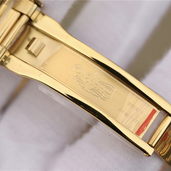 Rolex 1:1 Super Clone Daytona Rainbow Diamond Yellow Gold Stainless Steel 40mm