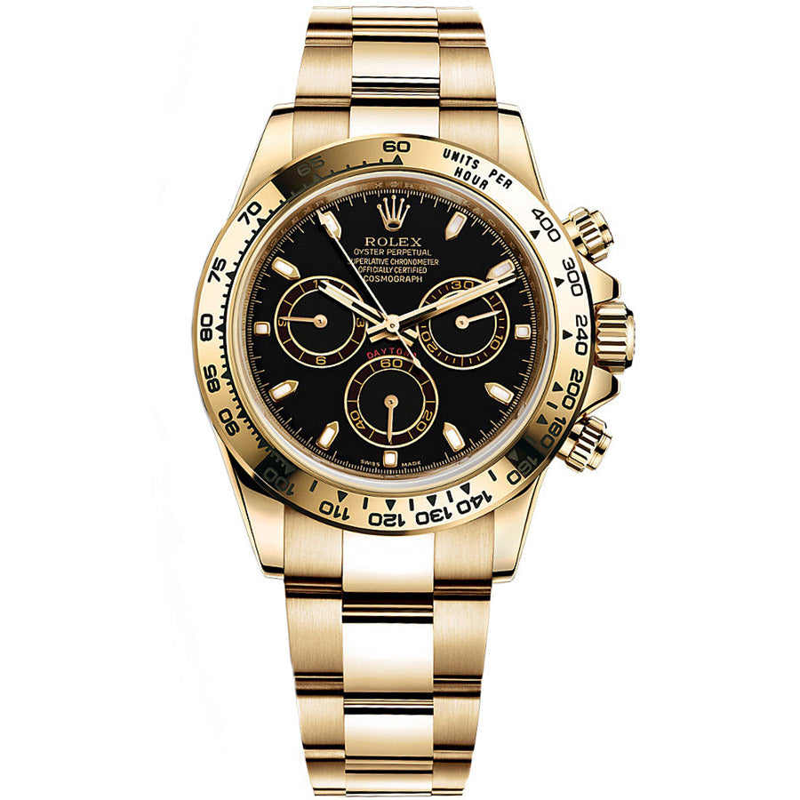 Rolex 1:1 Super Clone Daytona 40mm 116508 Black Dial
