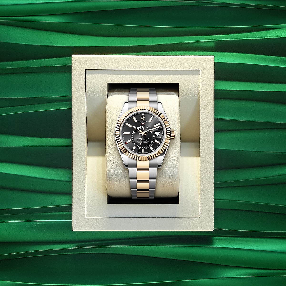 Rolex 1:1 Super Clone Sky-Dweller Oyster, 42 mm, Oystersteel and yellow gold m336933-0003