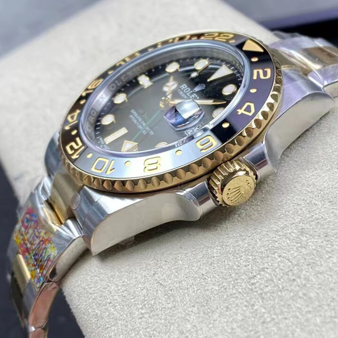 Rolex 1:1 Super Clone GMT-Master II 40mm 126713LN Black Dial