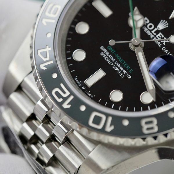 Rolex 1:1 Super Clone GMT-Master II 40mm Black dial Ceramic bezel | Men's Watch 126710GRNR-0004