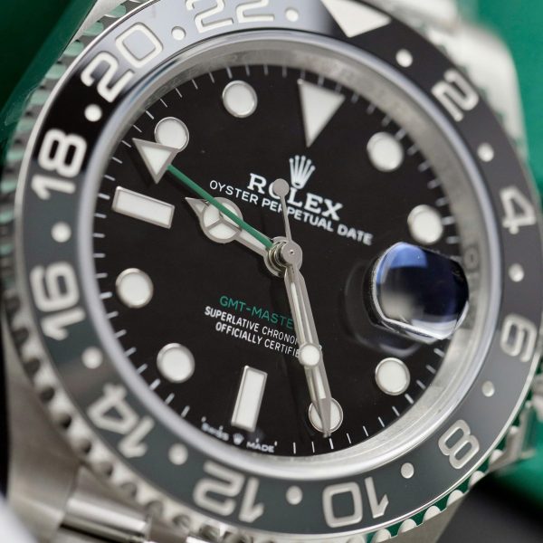 Rolex 1:1 Super Clone GMT-Master II 40mm Black dial Ceramic bezel | Men's Watch 126710GRNR-0004