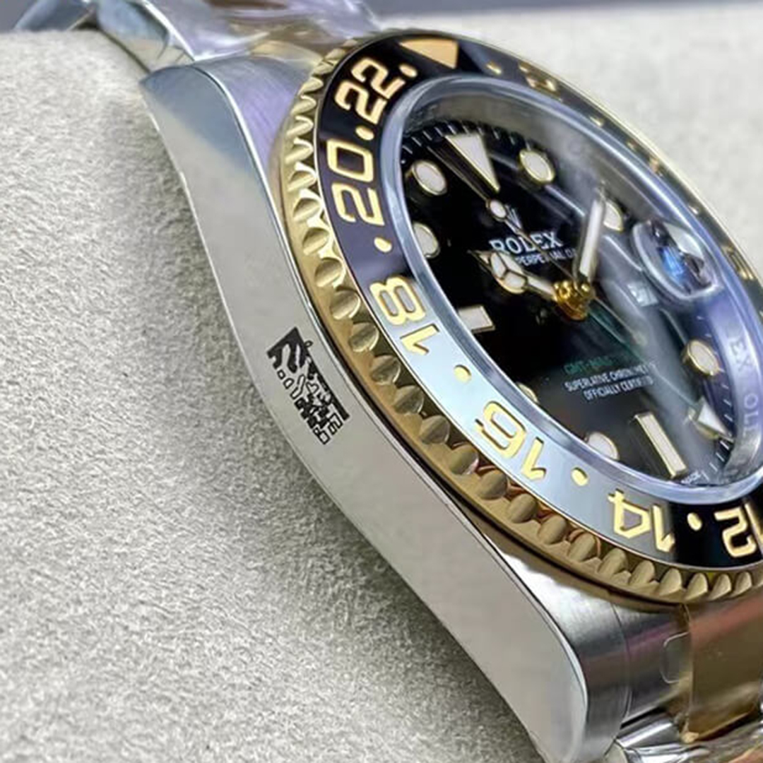 Rolex 1:1 Super Clone GMT-Master II 40mm 126713LN Black Dial