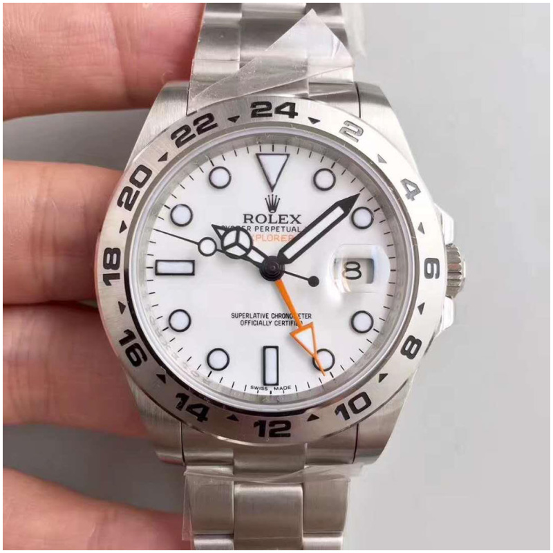 Rolex 1:1 Super Clone Explorer II 216570 42mm White Dial