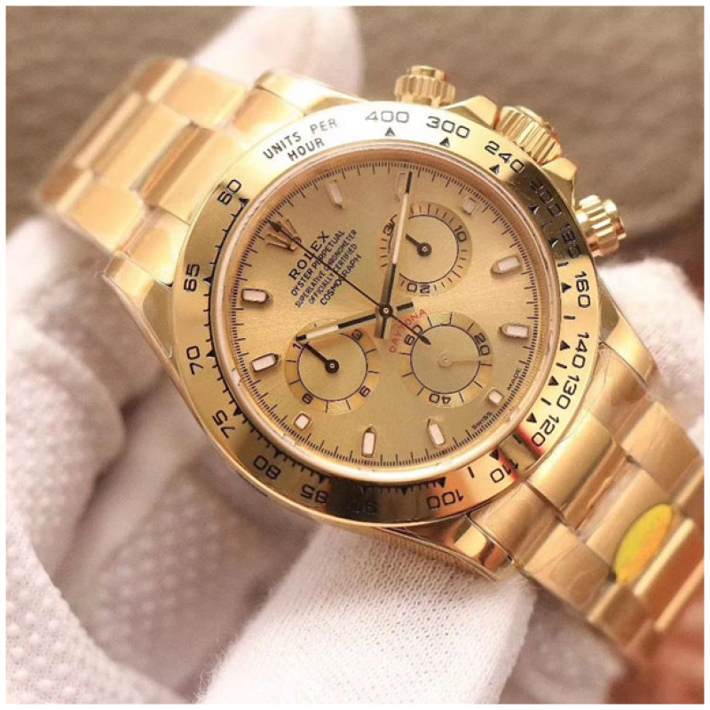 Rolex 1:1 Super Clone Daytona 40mm 116508 Champagne Dial
