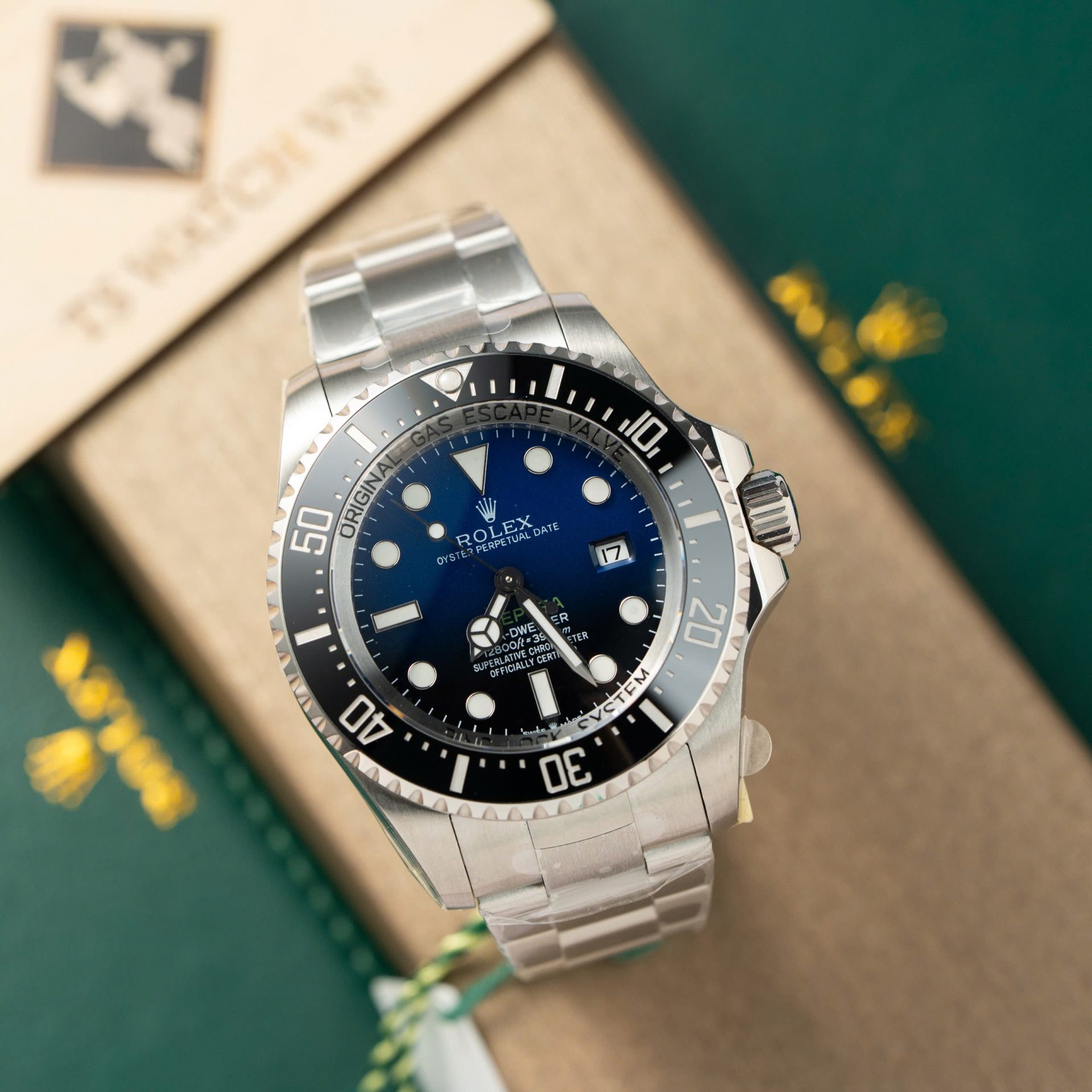 Rolex 1:1 Super Clone Sea-Dweller Deepsea 44mm 126660 James Cameron Blue / Black Dial