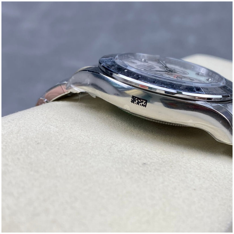 Rolex 1:1 Super Clone Daytona 40mm 116509 White Gold White Mother Of Pearl Diamond Dial