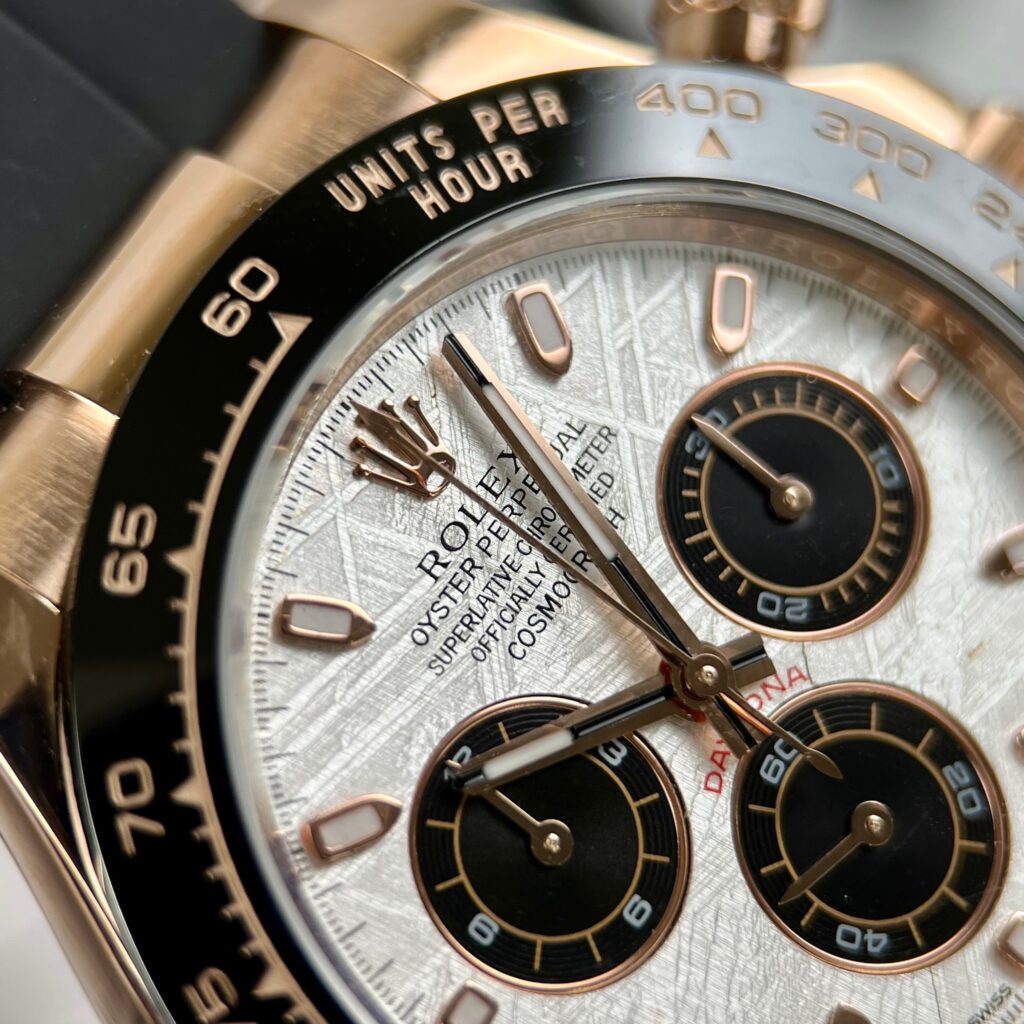 Rolex 1:1 Super Clone Daytona 40mm Oyster Flex 116515LN Meteorite Dial