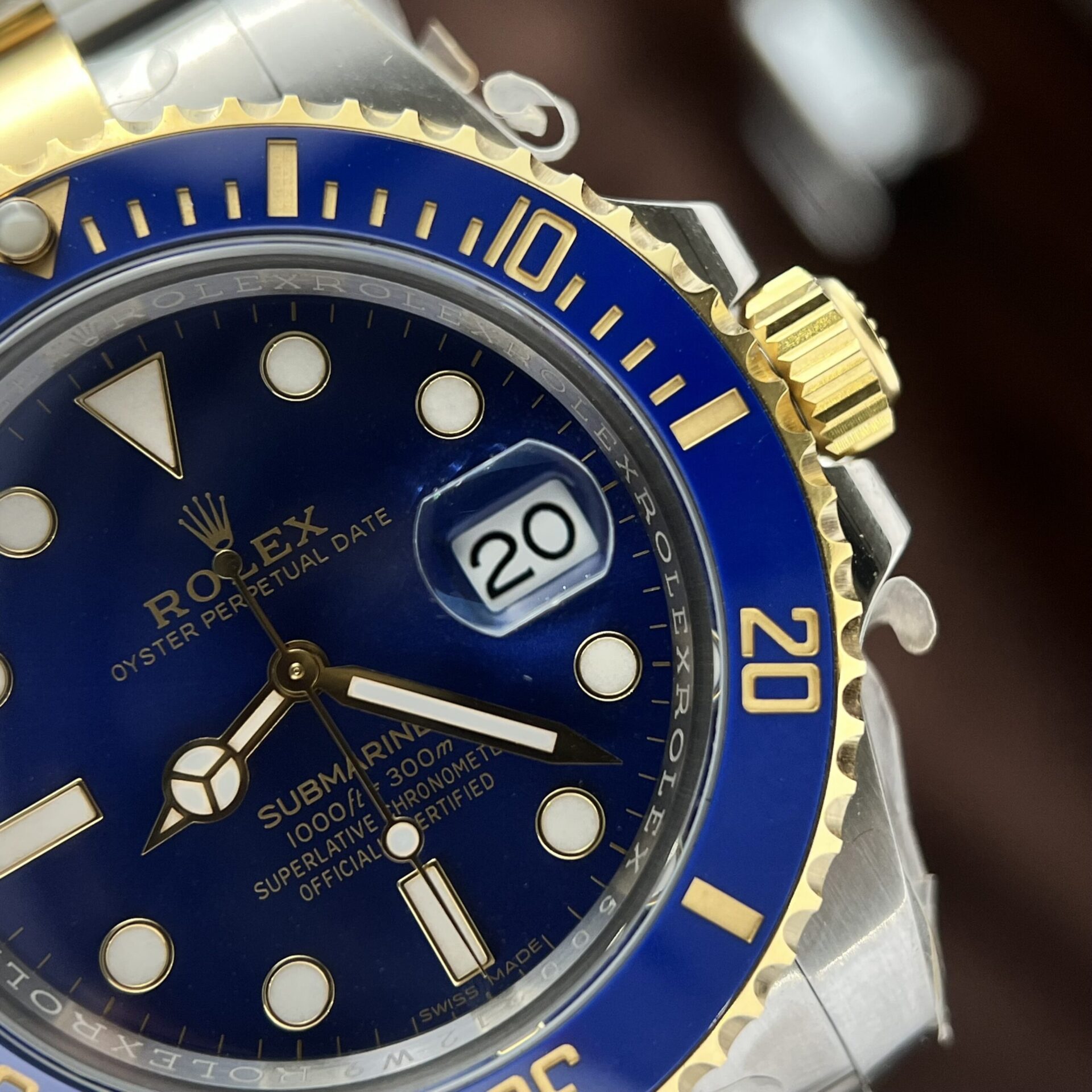 Rolex 1:1 Super Clone Submariner Date 40mm 116613LB Blue Dial