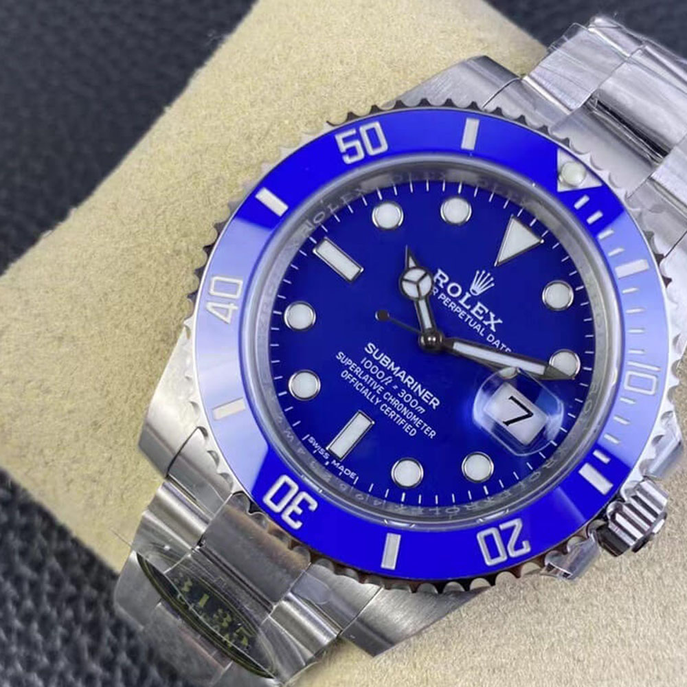 Rolex 1:1 Super Clone Submariner Date 40mm 116619LB Blue Dial