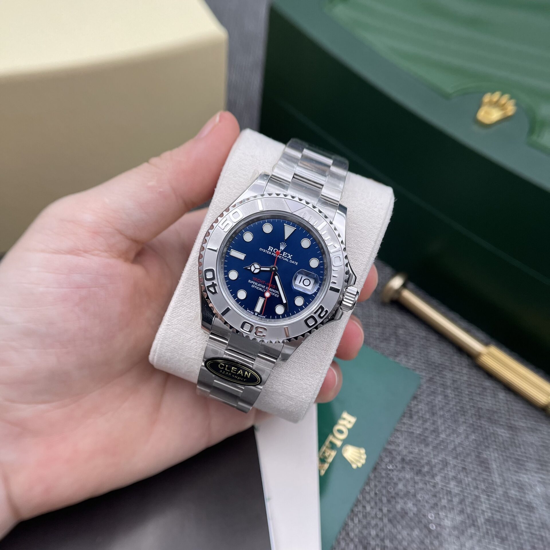 Rolex 1:1 Super Clone Yacht-Master 40mm 126622 Blue Dial