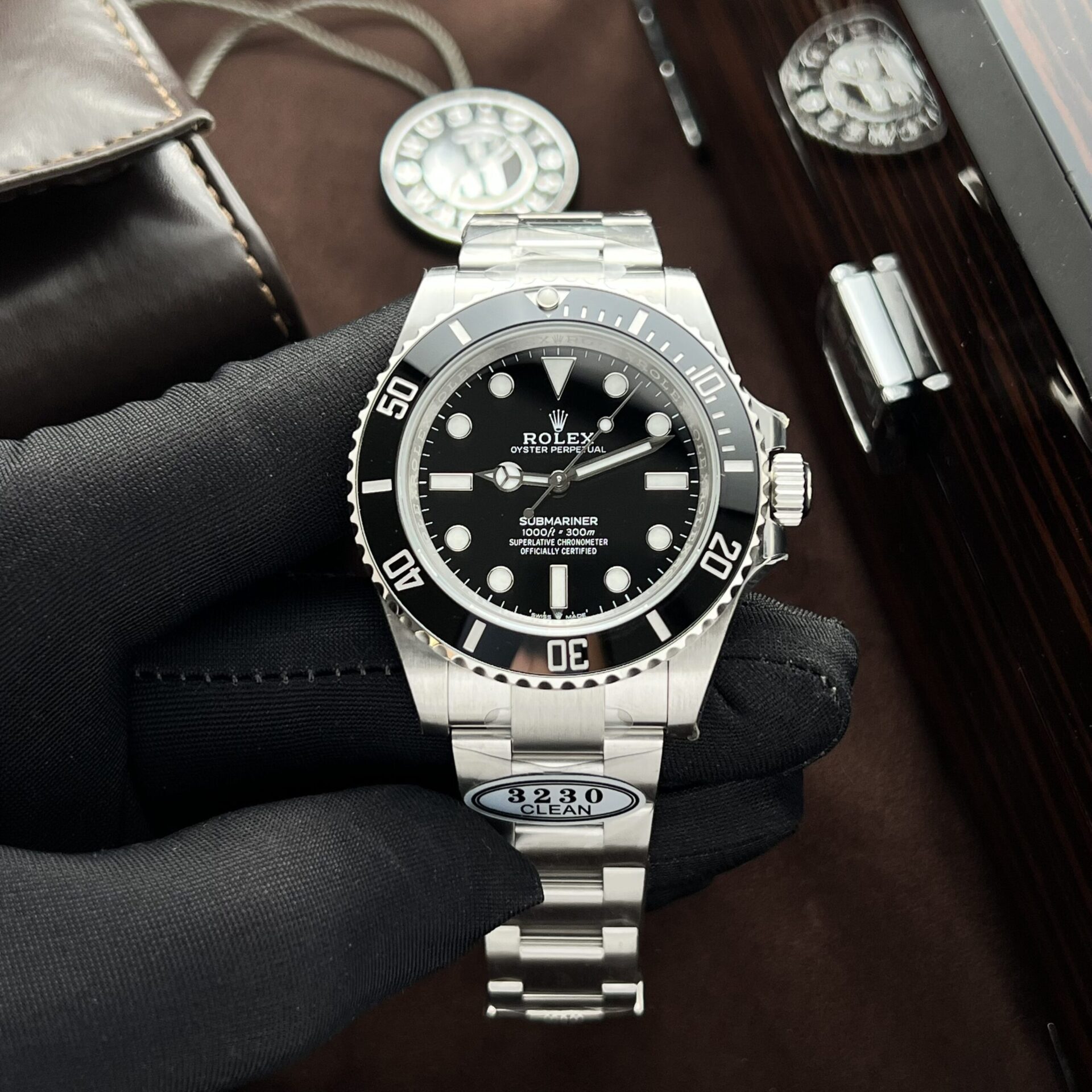 Rolex 1:1 Super Clone Submariner 41mm 124060 Black Dial