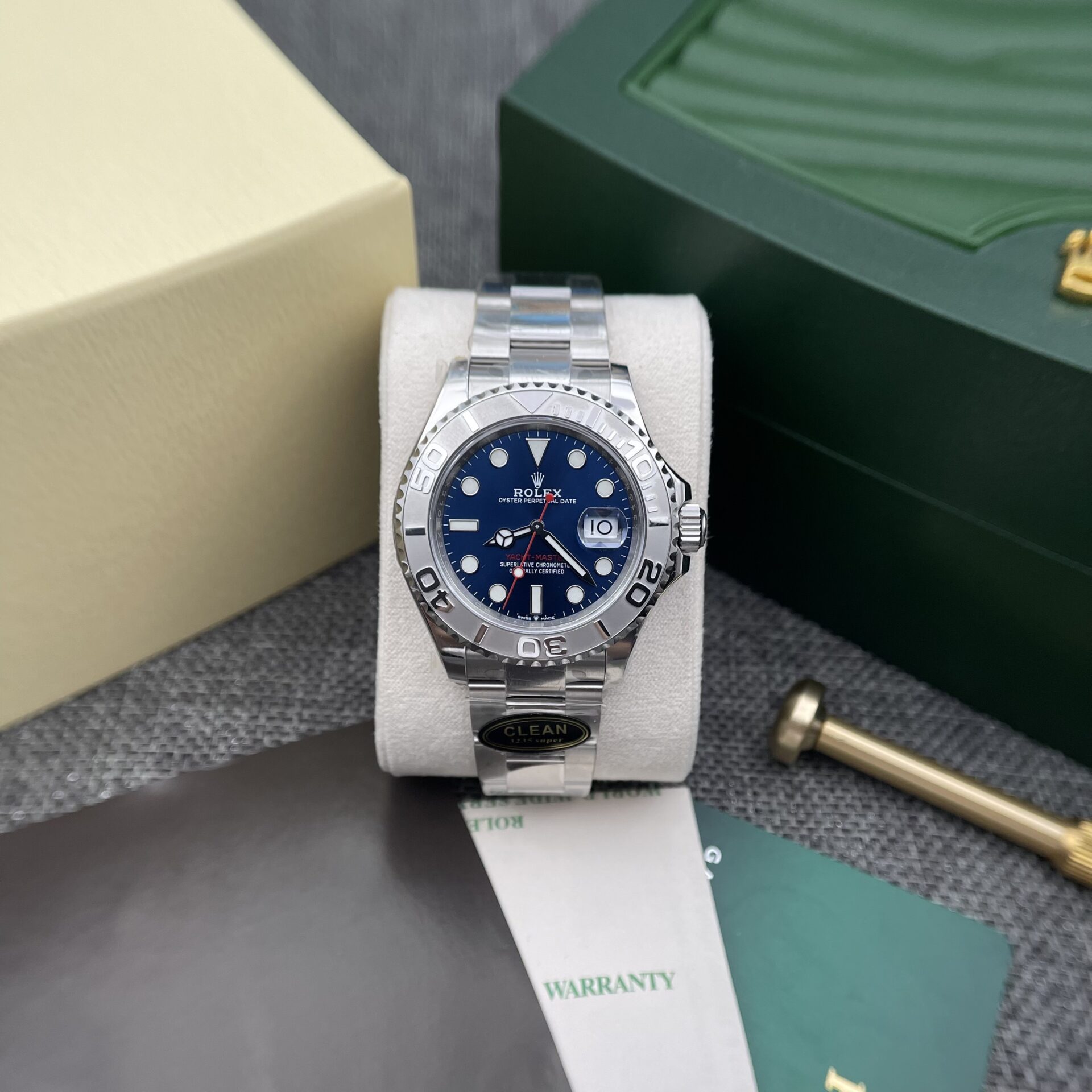 Rolex 1:1 Super Clone Yacht-Master 40mm 126622 Blue Dial