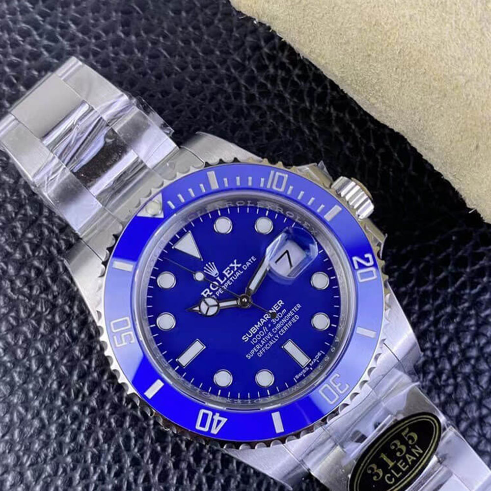 Rolex 1:1 Super Clone Submariner Date 40mm 116619LB Blue Dial