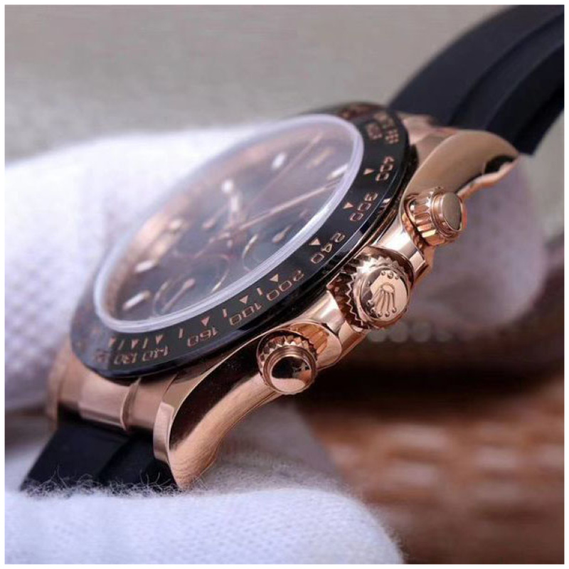 Rolex 1:1 Super Clone Daytona 40mm Oyster Flex 116515LN Chocolate Dial