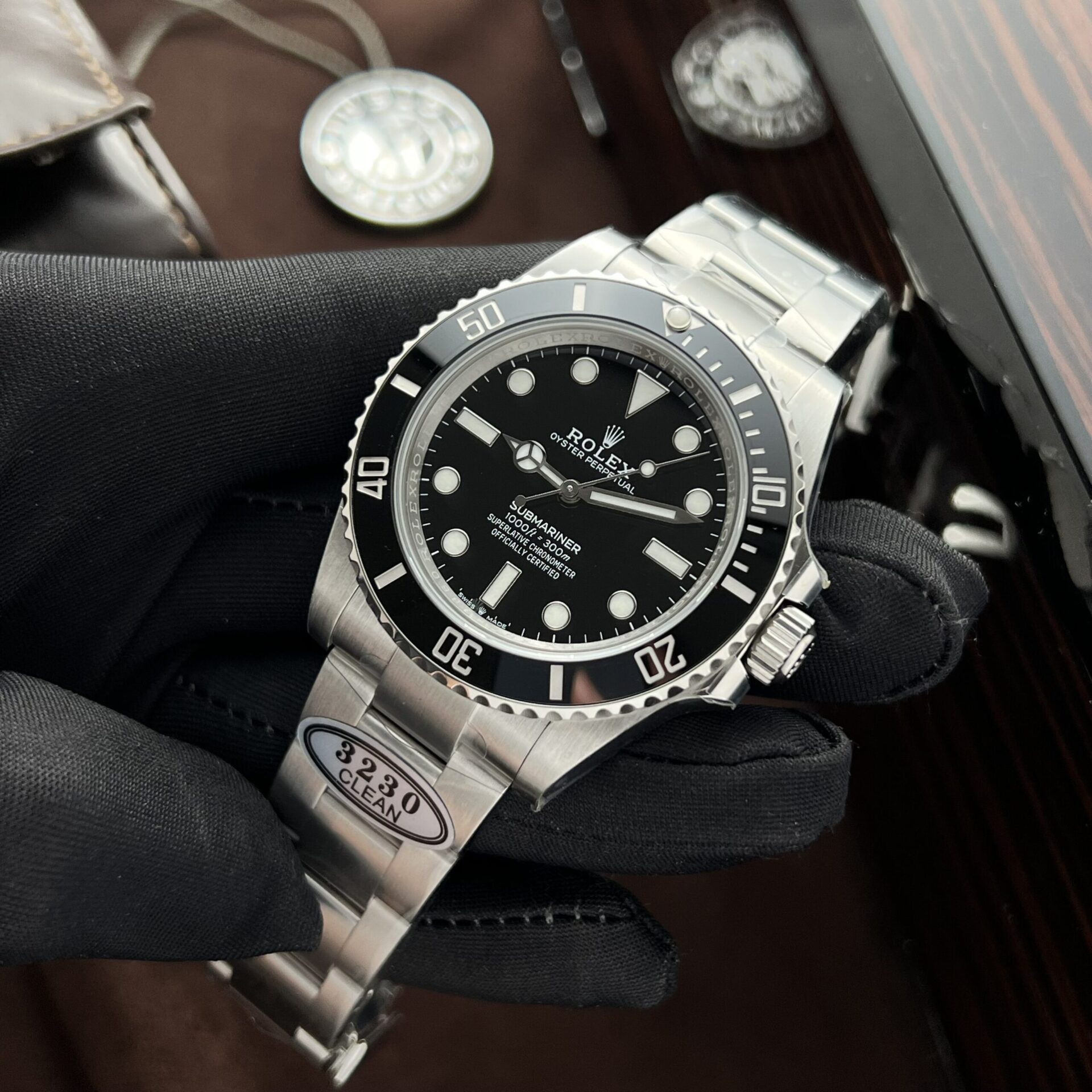 Rolex 1:1 Super Clone Submariner 41mm 124060 Black Dial