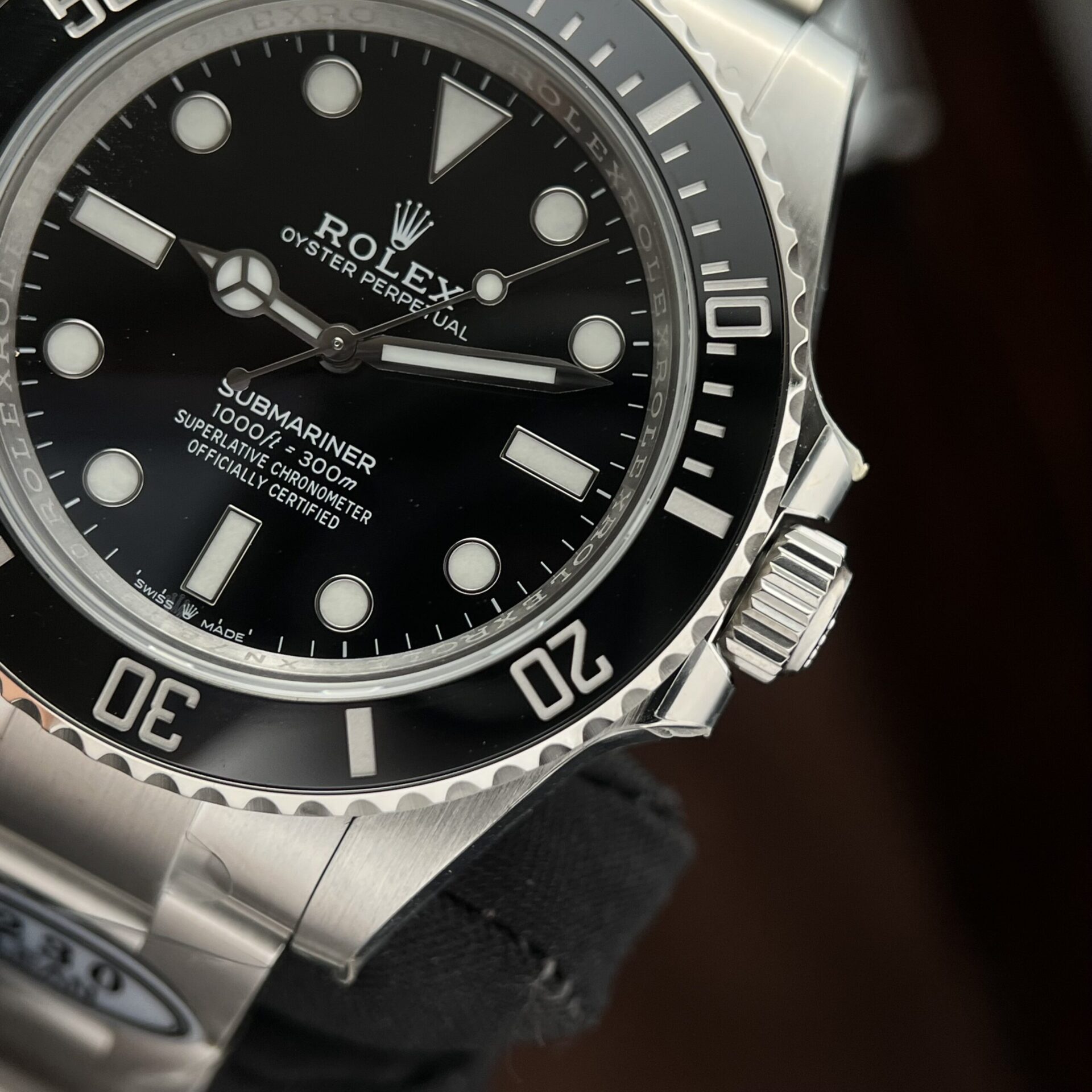 Rolex 1:1 Super Clone Submariner 41mm 124060 Black Dial