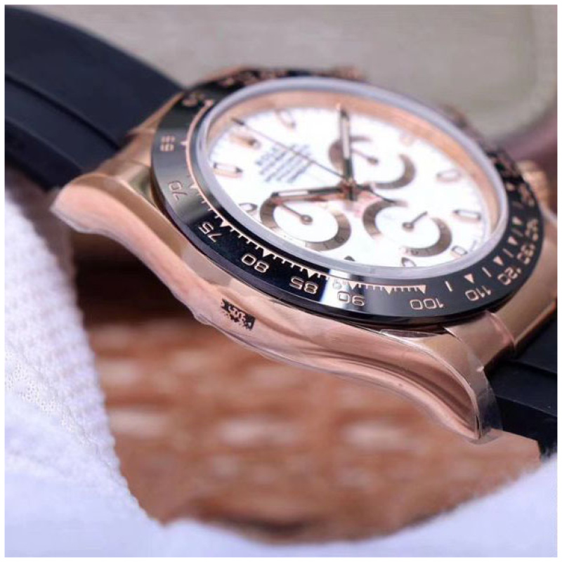 Rolex 1:1 Super Clone Daytona 40mm Oyster Flex 116515LN LIOF Ivory Dial