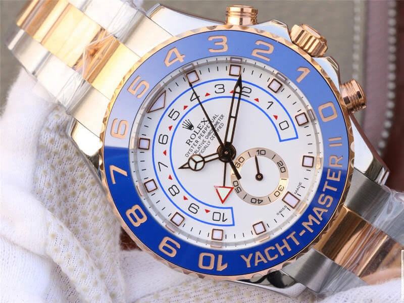 Rolex 1:1 Super Clone Yacht-Master II 44mm 116681 White Dial