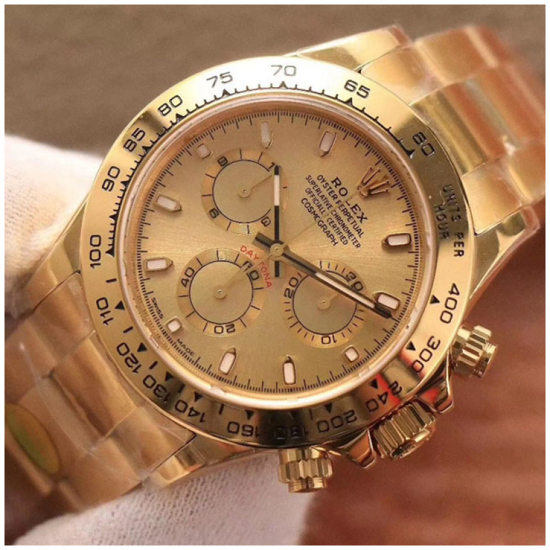 Rolex 1:1 Super Clone Daytona 40mm 116508 Champagne Dial
